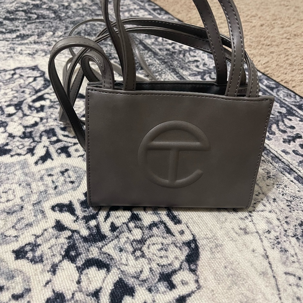 Telfar Mini Bag in Charcoal Gray